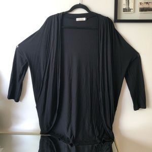 Black cardigan